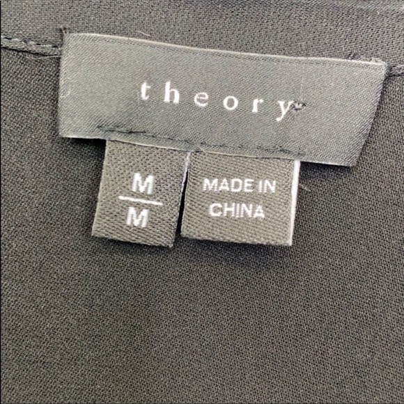 Theory Rosita Layered Silk Blouse - Picture 4 of 5